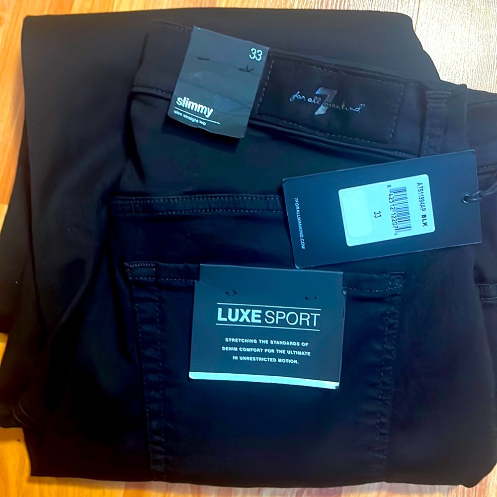 NWT | 7 for all mankind Luxe Sport slimmy